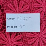 Talbots  Coral Pink Floral Lace Overlay Sheath Dress Size 6 Wedding Guest Dress Photo 9