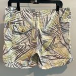 Calvin Klein Jeans Size 8 Tropical Palm Roll Tab Shorts Photo 7
