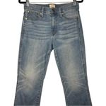 J.Crew Vintage Straight Jeans Slit Hem Size 28 Photo 2