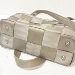 Harveys Seatbelt Beige Tote Shoulder Bag Champagne Color Woven Photo 5