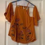 Flying Tomato Orange Off the Shoulder Tank Top Photo 0
