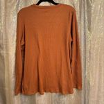 American Eagle  Soft & Sexy Rust Orange Ribbed Long Sleeve Fall XL Photo 1