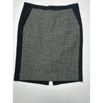 Two J.Crew The Pencil Skirts Sz 4 Black Navy Gray Wool Blend Career Office (b27) Photo 1