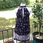 Gianni Bini  Chloe Navy & Pink Floral Dress XS NWT Photo 3