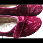 Hotter THYME Ruby Pink Crushed Velvet Wrapped Slipper Sz. 6 NWOT Lounge Luxury Photo 3