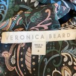 Veronica Beard  Denver green floral sheet silk dress 4 Photo 6