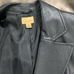 Caslon  genuine leather jacket Black size S Photo 2