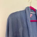 Lilly Pulitzer Women’s Cotton Silk Cardigan Sweater XS/S periwinkle Open Front Photo 4