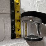 Nicole Miller Clear Heels Mules Sandals Womens 8.5 Slip On Black Rollie Photo 15