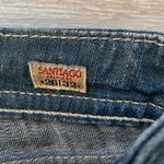 Mek Denim  Dark Wash Distressed Santiago Straight Leg Jeans 26 x 32 Photo 3