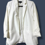 Love Tree  size medium women’s off white blazer office corpcore shoulder pads Photo 0