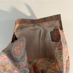 TEHAMA Pink Multicolor Paisley‎ Print Mini A Photo 4