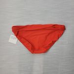 Athleta Womens Bikini Bottom Size XL Orange Splash Low Tide Foldover 740043 NEW Photo 2
