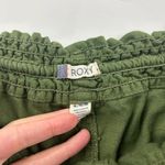 Roxy Olive Linen Blend Wide Leg Lounge Pant XL Photo 3