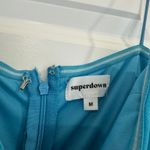 superdown Emmie Mesh  Mini Dress blue Photo 3