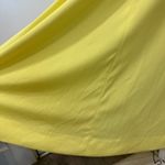 Vintage 1970s Victorian Edwardian Revival Yellow Lace Neck Maxi Dress Costume XS Photo 13