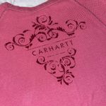 Carhartt Thermal Long Sleeve Top Pink Sz M Photo 3