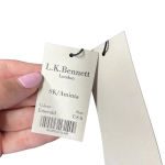 LK Bennett L.K. Bennett Aminta Jacquard Animal Print Mini Skirt‎ Emerald Blue Size US 6 Photo 10