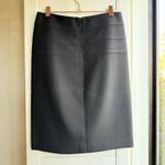Diane Von Furstenberg  Black Tailored Mini Pencil Skirt size 2 Photo 2