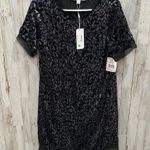 Superfoxx New! Leopard Metallic Overlay Mini Dress Party NYE Photo 1