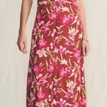 Faherty NWOT Floral Pink Button Down Maxi Sun Dress sz S Photo 0
