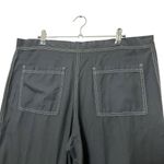 James Perse Relaxed Baggy Fit Contrast Stitch Pull On Drawstring Pants Size 3 Photo 5