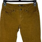 prAna SZ 6 Trinity Corduroy Pants Low-Rise Fitted Zip-Fly Pocket Tortoise Women Photo 1