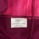 Moving Comfort  Women M Maroon Pink Crimson Foxie Full Zip Coat Jacket Pocket Run Photo 9
