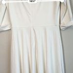 Black Halo  cream knee length Jackie O Swing Dress size 10 Photo 4