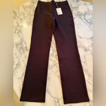 Quince NWT Ultra-Stretch Ponte Straight Leg Pants in Espresso Brown Sz S Photo 3