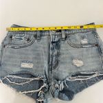 Urban Outfitters BDG  Denim Cutoff Shorts Distressed Frayed Hem Mid Rise Size 25W Photo 8