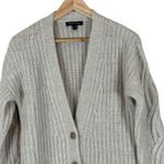 Banana Republic  Cozy Long Cardigan Womens S Cream Wool Boho Grandmacore Neutral Photo 3