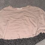 Free People mauve/pink crop top Photo 0