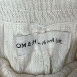 Om & Ah From The Earth Sz L / XL Ribbed Knit Lounge Pants White Wide Leg Photo 5
