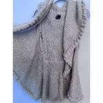 Love Token - Genuine Rabbit Fur Trim Vest - Size Small -beige - MSRP $169 Photo 3