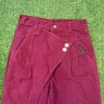 Rocky Mountain vintage maroon  Jeans with buffalo nickel crossover fly, size 25 Photo 5