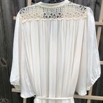 ZARA Wide Sleeve Loose Top Blouse Puff Sleeves Small Photo 7