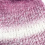 Handmade pom hat rose pink knit slouchy removable faux fur pompom adult winter Photo 3