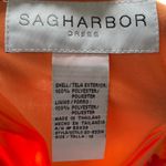 Sag Harbor Plus Size Orange Boho Tropical Summer Floral Two Piece Top Dress Set Photo 6