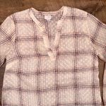 A New Day Plaid Long Sleeve Blouse Photo 2