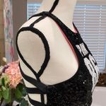 Victoria's Secret Victoria’s Secret PINK Halter Bralette Sequins Swim Top Photo 2