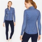 J. McLaughlin  Billie Jacket Blue Geometric Print Size S Photo 1