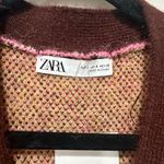 ZARA floral jacquard oversized cardigan Size Small 9598/230 Photo 5