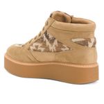 Zodiac  Siona Faux Suede Platform Booties Southwestern Print Elmwood Tan 7.5 NEW Photo 1