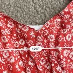 Skies Are Blue Red Floral Summer Jumpsuit Photo 2