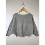 ZARA  Knit Batwing Sweater Women’s Size S Tan Boat Neck Knit Top Photo 3