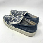 Vince Banler Snake-Embossed Leather Skate Shoe Photo 7