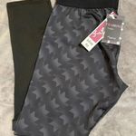 NWT Uerton Slim Fit Training Pants Black Gray Mesh Long‎ Pants Size L Photo 0