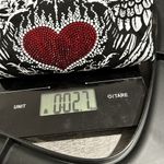 Emo Y2K Gemstone Rhinestone Embellished Crop Top Black Small Women’s angel wings Red Photo 7