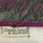 Oscar de la Renta  Scarf made in India. Multi Colored with metallic threading Photo 2